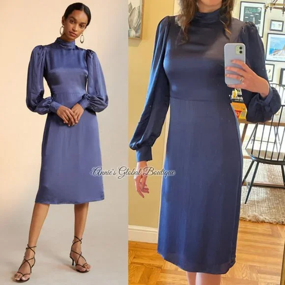 RARE NWT ANTHROPOLOGIE HUTCH Open-Back Midi Dress. Halter Neck. Size 2 - Picture 11 of 16